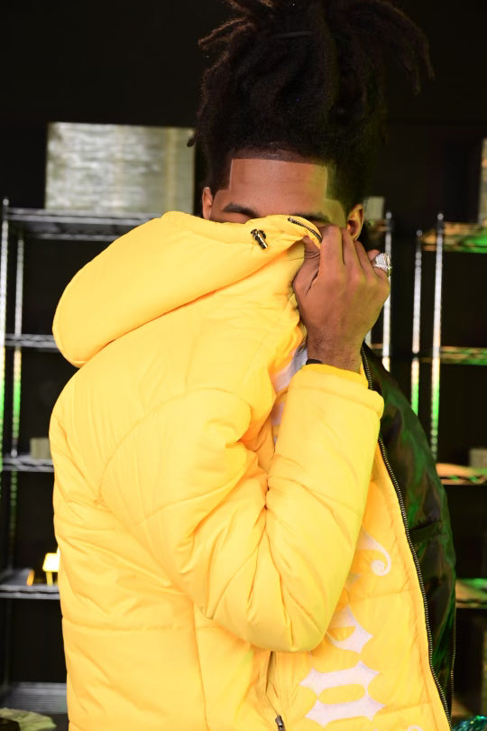 Bubble hot sale coat yellow